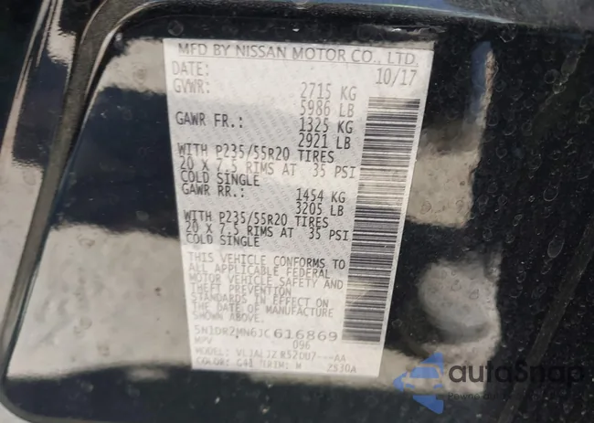 5N1DR2MN6JC616869: 43665831