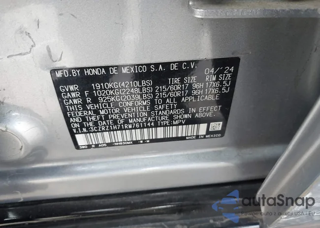 3CZRZ1H71RM761144: 43667378