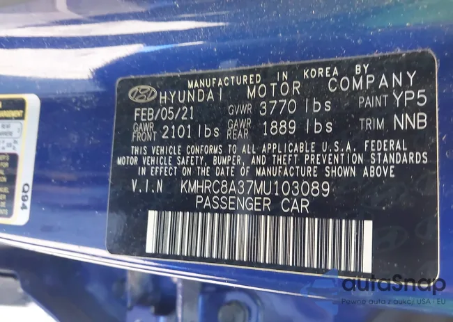 KMHRC8A37MU103089: 43667494