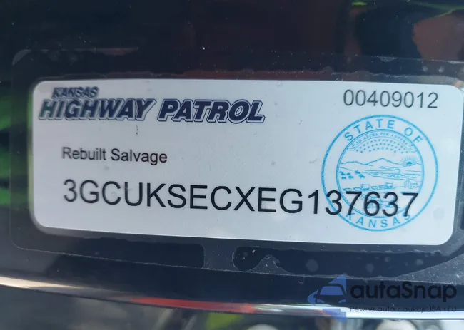 3GCUKSECXEG137637: 43667572