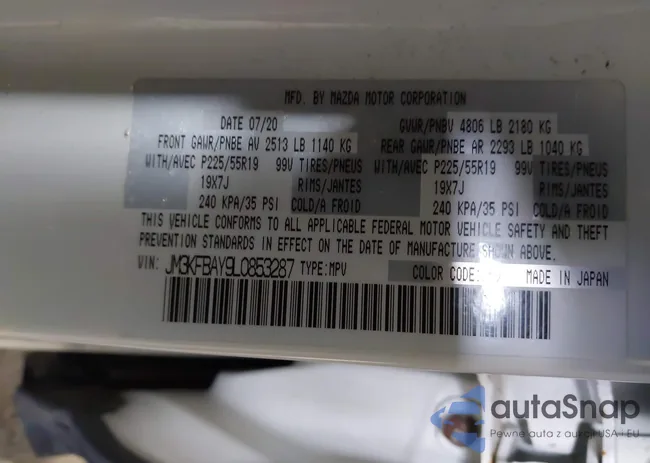 JM3KFBAY9L0853287: 43666869