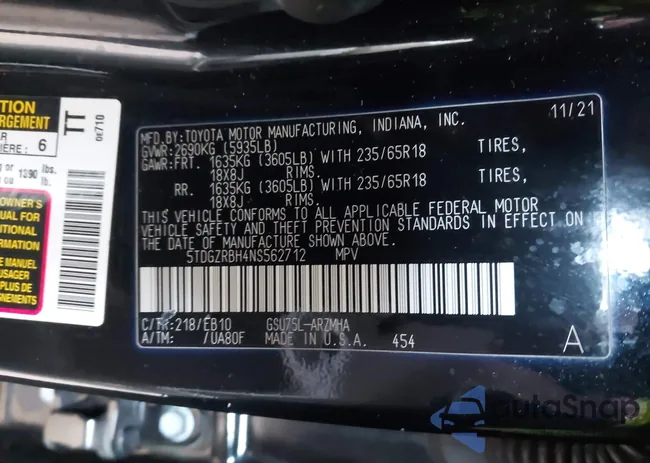 5TDGZRBH4NS562712: 43667078