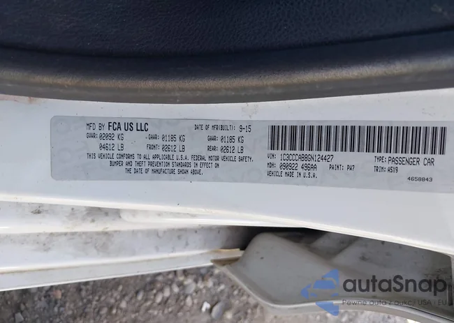 1C3CCCAB8GN124427: 43668175