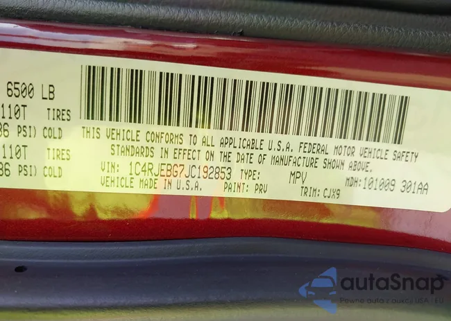 1C4RJEBG7JC192853: 43668310