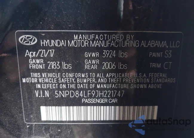 5NPD84LF9JH221747: 43668414