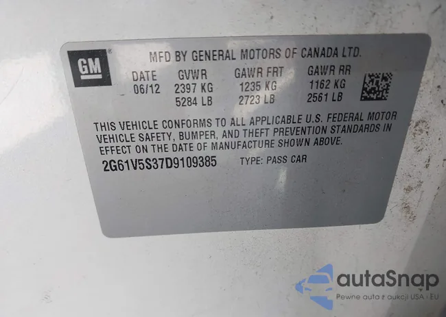 2G61V5S37D9109385: 43668667