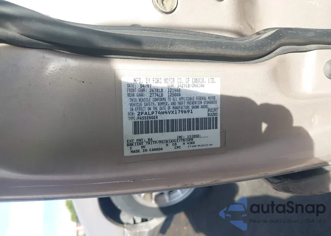 2FALP74W4VX179691: 43669394