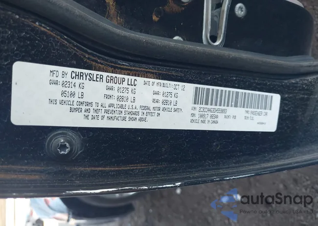 2C3CCAAG3DH559893: 43669662