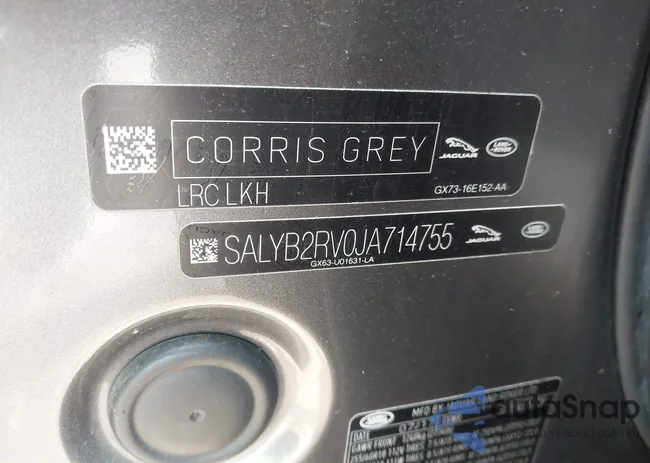 SALYB2RV0JA714755: 43669076