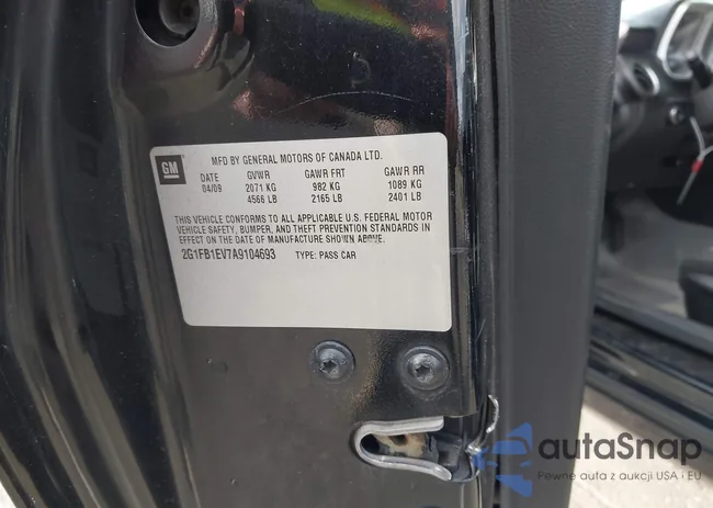 2G1FB1EV7A9104693: 43669145