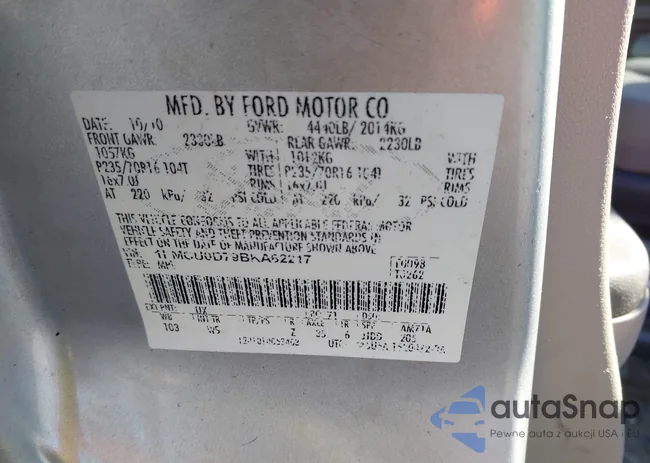 1FMCU0D79BKA62217: 43670691