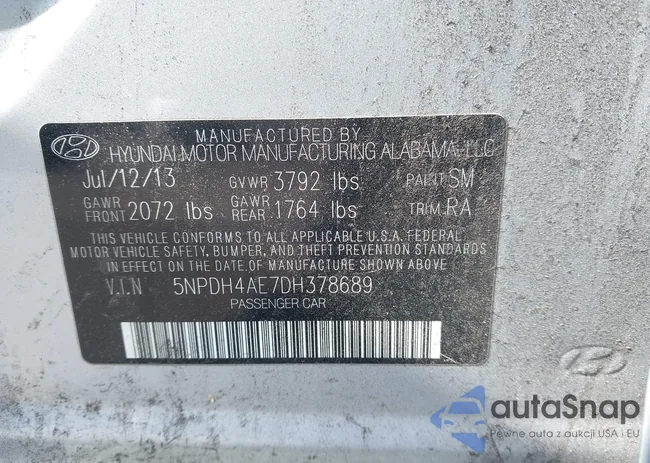 5NPDH4AE7DH378689: 43669996