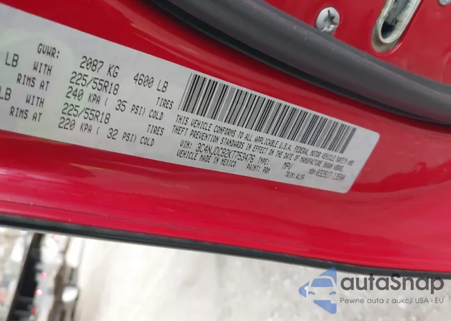 3C4NJDCB2KT753476: 43670139