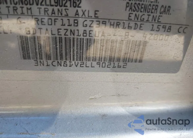 3N1CN8DV2LL902162: 43671182