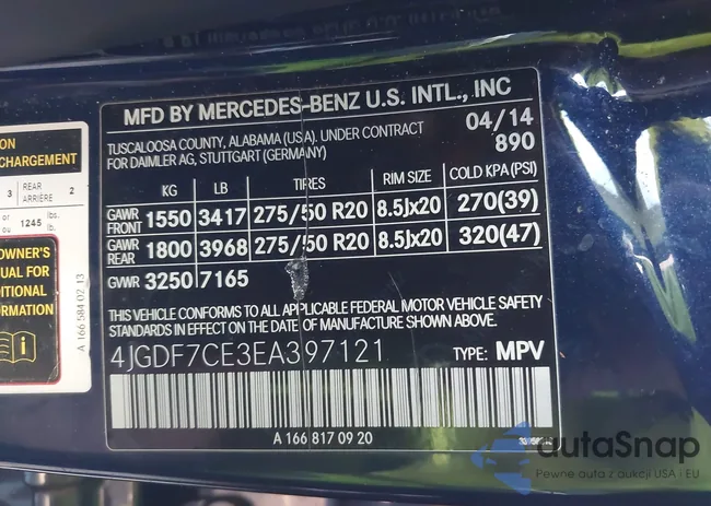 4JGDF7CE3EA397121: 43671569