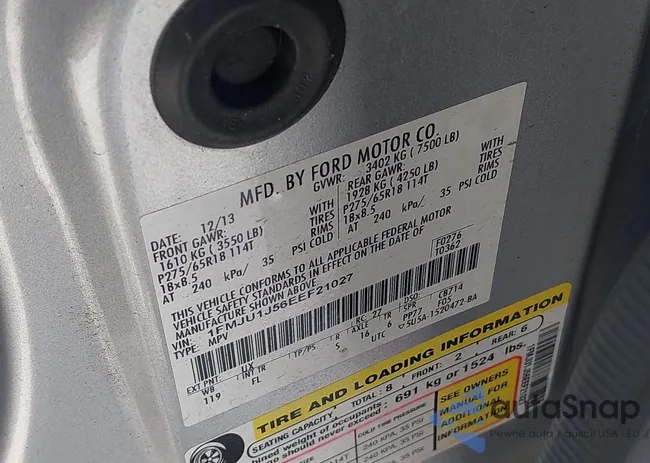 1FMJU1J56EEF21027: 43671639