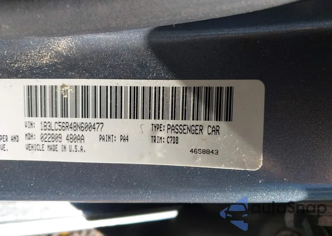 1B3LC56R48N600477: 43671674