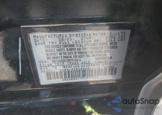 3N1AB8DV7MY319414: 43671692