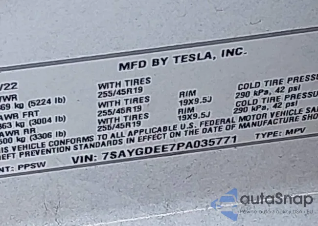 7SAYGDEE7PA035771: 43670992