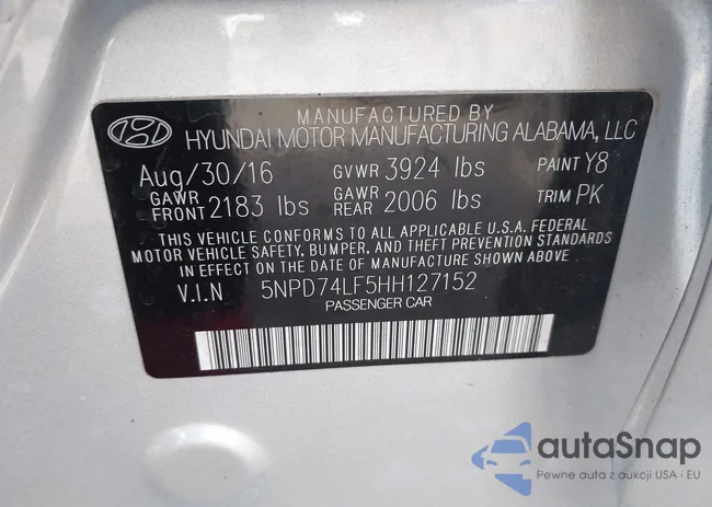 5NPD74LF5HH127152: 43672325