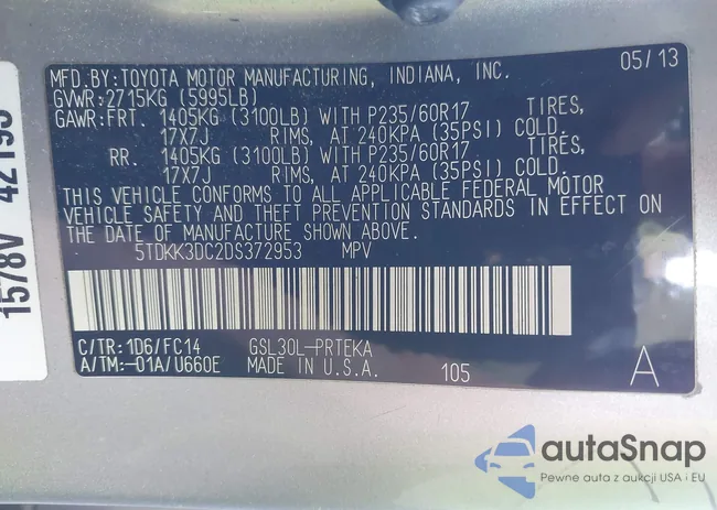 5TDKK3DC2DS372953: 43672495