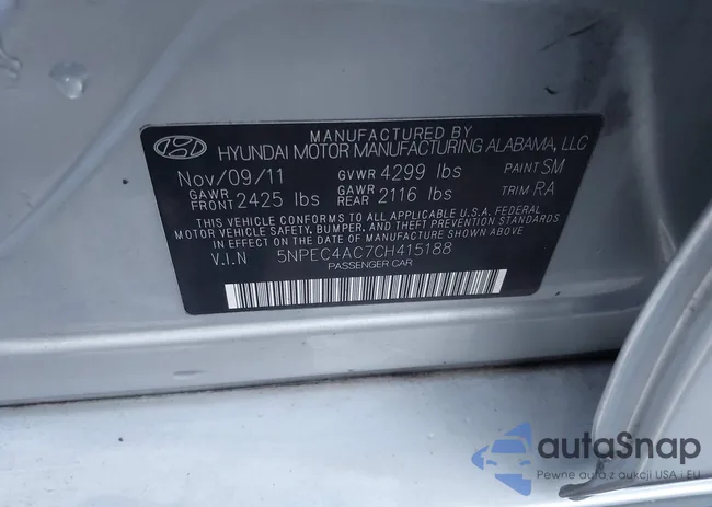 5NPEC4AC7CH415188: 43672566