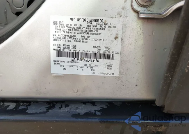 MAJ3S2FE4MC435426: 43672725