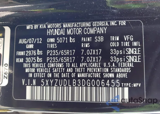 5XYZUDLB3DG006455: 43671808