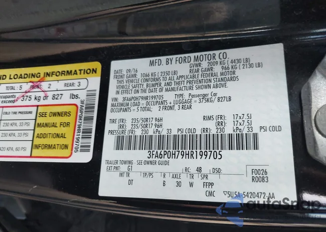 3FA6P0H79HR199705: 43671881