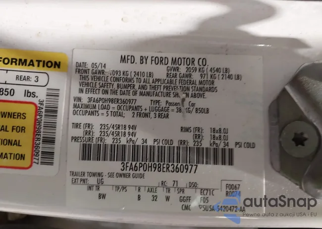 3FA6P0H98ER360977: 43671961