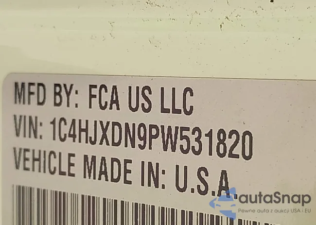 1C4HJXDN9PW531820: 43673705