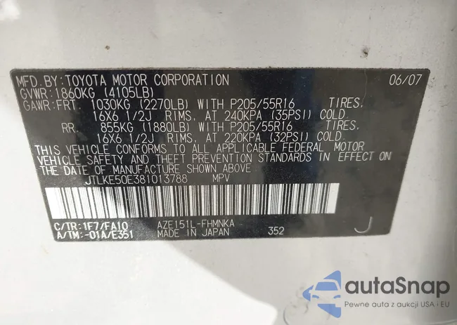 JTLKE50E381013788: 43672954