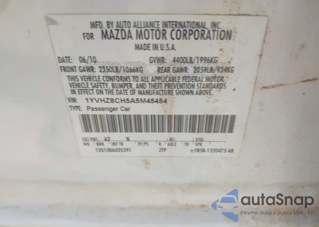 1YVHZ8CH5A5M45454: 43672956