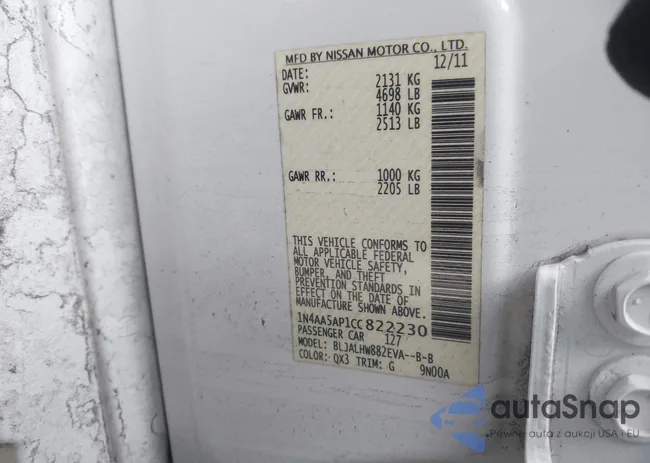 1N4AA5AP1CC822230: 43673170