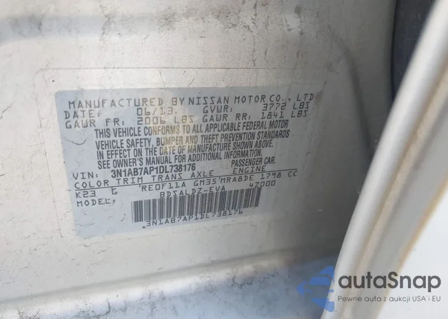 3N1AB7AP1DL738176: 43674313