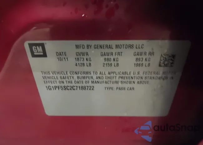 1G1PF5SC2C7188722: 43674365