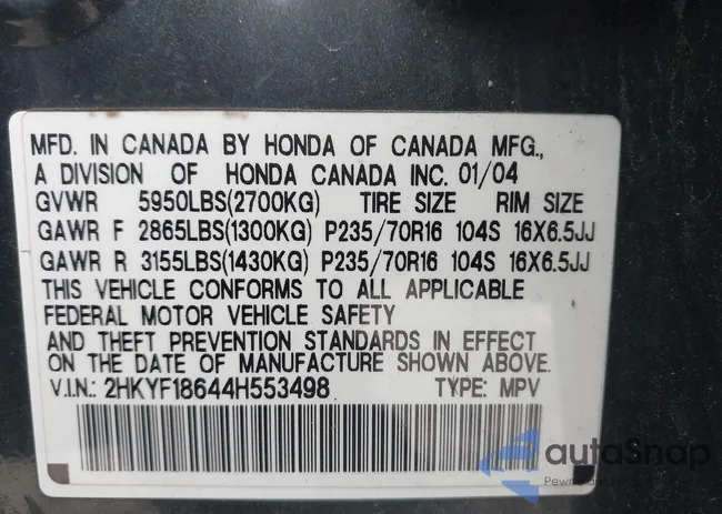 2HKYF18644H553498: 43673956