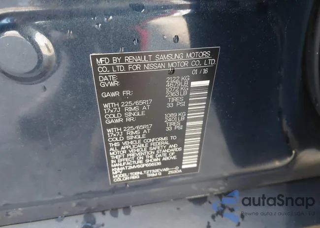 KNMAT2MV6GP656136: 43673963