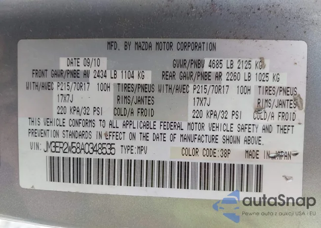 JM3ER2W58A0348535: 43674054