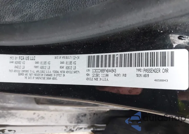 1C3CCCAB9FN644943: 43674073