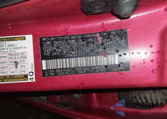 JTNKARJE6GJ508672: 43675572