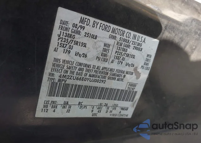 4M2ZU66E0YUJ00292: 43675091