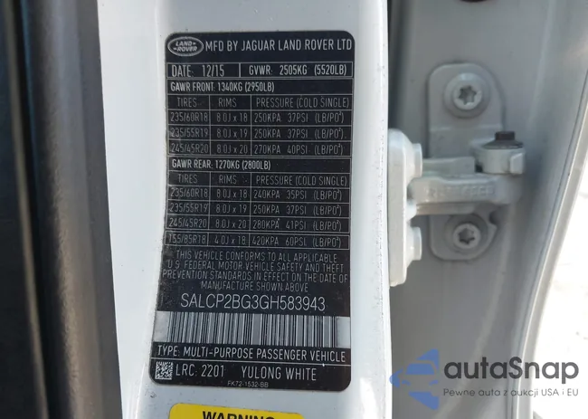 SALCP2BG3GH583943: 43676163