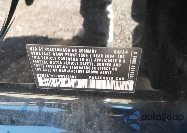 WVWGA7CD7RW210401: 43676183