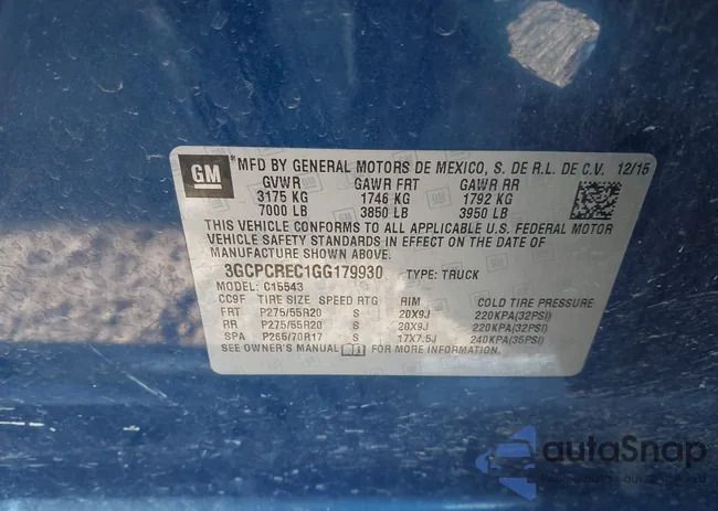 3GCPCREC1GG179930: 43676375