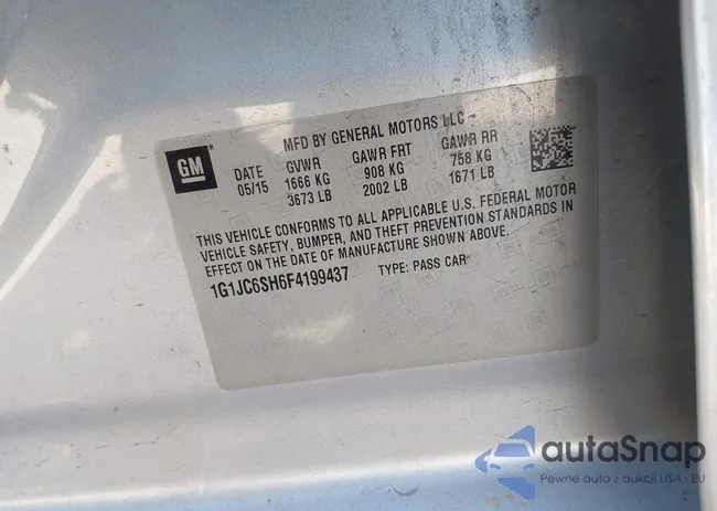 1G1JC6SH6F4199437: 43676403