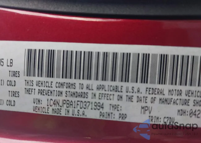 1C4NJPBA1FD371994: 43676655