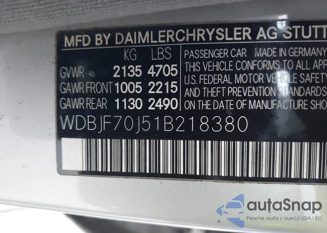 WDBJF70J51B218380: 43676041