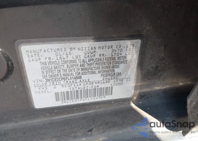 3N1CE2CP6FL414949: 43677316