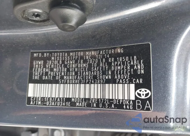 5YFBURHE3FP243897: 43677539